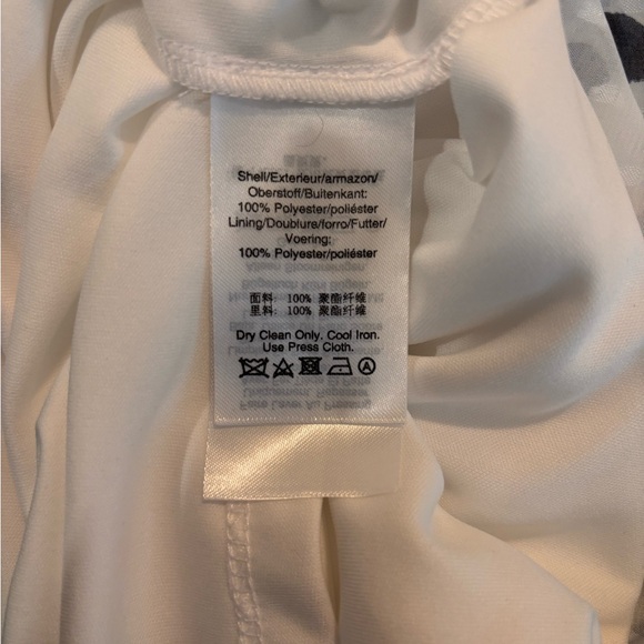 DKNY White and Blue Polka Dot Maxi Dress - Picture 4 of 7